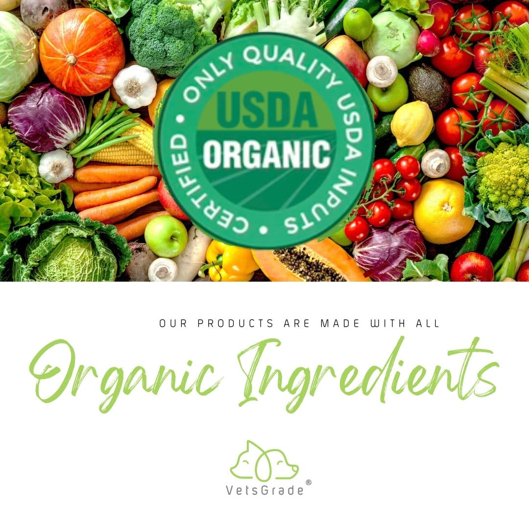 vetsgrade vigor hip & joint powder – made with USDA organic input ingredients for dogs